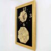 Islamic Decor Clock with Qul Hu Allah Hu Ahad Pottery Tile Design