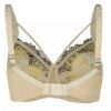 Lingerie Set Lace Bra & Thong Embroidered With Adjustable Strap