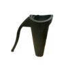Ergonomic Nutcracker – Black Metal Walnut Opener with Easy-Grip Handle