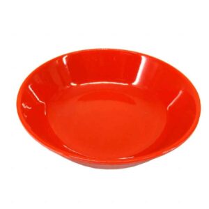 Set of Round Melamine Dinnerware Bowls, Break Resistant (Set of 6)