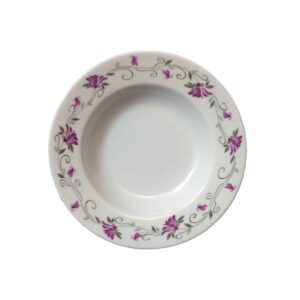 Melamine Dinnerware Plate Set – Dishwasher Safe (Pack of 6)