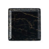 Melamine Plate Set, Square Shape Marble Design, Pack of 3