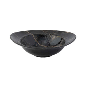 Melamine Dinnerware Bowl Set, Microwave Safe – Model Marble, Set of 2