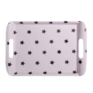 Lightweight Melamine Serving Tray – Rectangular Stars Pattern Tray