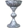 Metal Display Bowl Floor Stand for Nuts and Spices Model Paisley