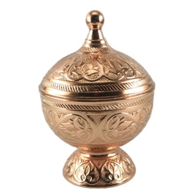 Metal Sugar Bowl with Lid Chic