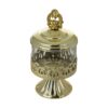 Metal Sugar Bowl with Lid Model Lux
