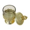 Metal Sugar Bowl with Lid Model Lux