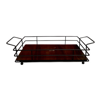 Metal Wire Fruit Basket With a Base & Handle