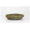 Natural Wicker Basket Handwoven Round Shape in Brown