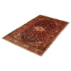 Hand-Knotted Persian Zanjan Masterpiece (Traditional Geometric Medallion) - Red Cotton