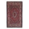 Hand-Knotted Persian Zanjan Masterpiece (Intricate Geometric Medallion) - Red Wool