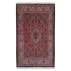Hand-Knotted Persian Zanjan Masterpiece (Intricate Geometric Medallion) – Red Wool