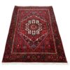 Hand-Knotted Persian Zanjan Masterpiece (Tribal Geometric Medallion) - Red Wool
