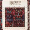 Hand-Knotted Persian Zanjan Masterpiece (Tribal Geometric Medallion) - Red Wool
