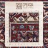 Hand-Knotted Persian Zanjan Sara Rug (Tribal Mahi Medallion / Herati) - Brown Wool