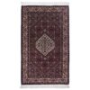 Hand-Knotted Persian Zanjan Sara Rug (Tribal Mahi Medallion / Herati) - Brown Wool