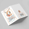 Ramadan Mubarak Greeting Card for Muslims Model Crescent Moon