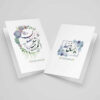 Ramadan Mubarak Greeting Card for Muslims Model Floral