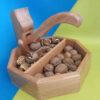 Rustic Lever Nutcracker – Handmade Beech Wood Nut Cracker for Strong, Easy Use