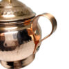 Copper Saffron Infuser Teapot Handcrafted Using Hammering Technique