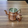 Copper Saffron Infuser Teapot Handcrafted Model Zanjan