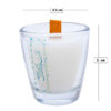 Scented Candle Jar – Festive Addition for Haft-Sin Setting (2x)