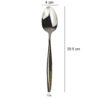 Spoon and Fork Flatware Set Golden Design 12 Pcs Model Mines