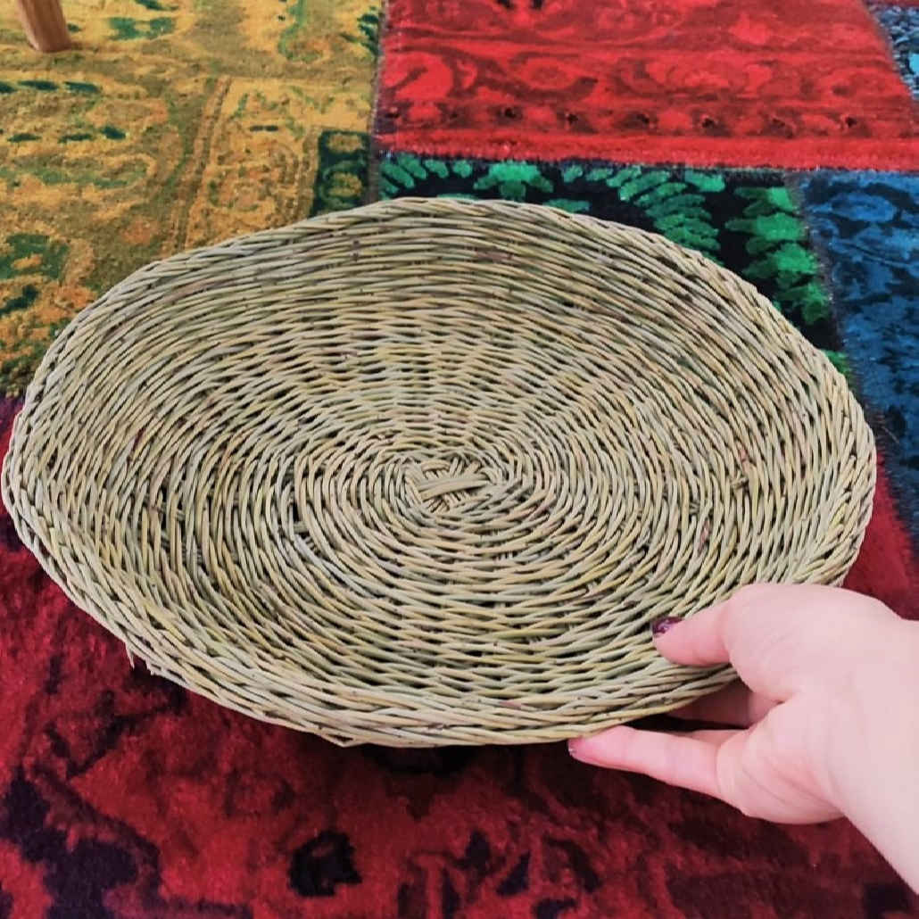 Natural Wicker Basket Handwoven ideal for Home Decor