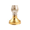Classic Urn-Shaped Metal Table Lamp with Tapered Fabric Shade