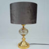 Minimalist Urn-Shaped Metal Table Lamp with Fabric Drum Shade