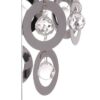 Minimalist Cylindrical Metal Table Lamp with Drum Shade & Crystal Ball