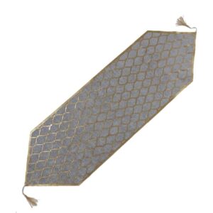 Table Runner in Leather & Velvet Ideal for Home Design