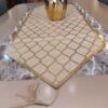 Table Runner in Leather & Velvet Ideal for Home Design