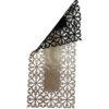 Table Runner with Chic Rectangular Glitter Faux Leather Elegance