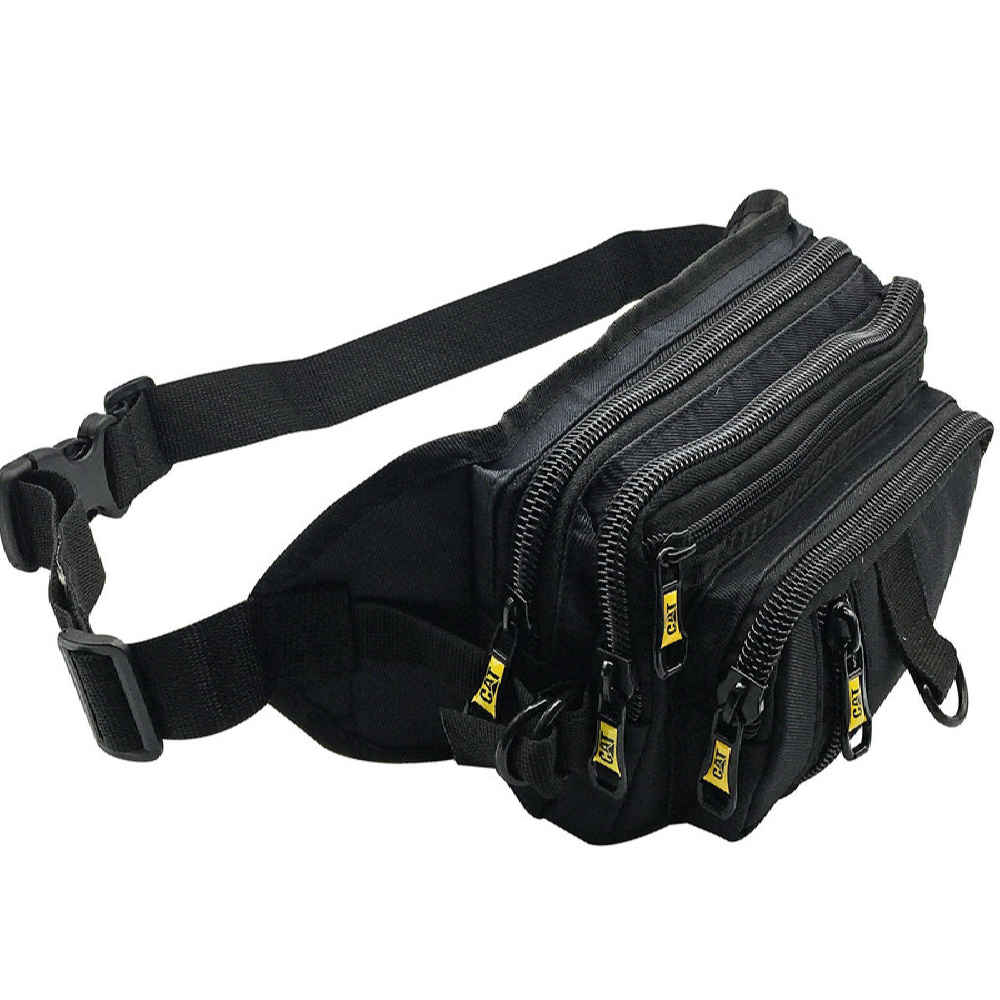 Caterpillar Canvas Fanny Pack with 4 Pockets – Perfect for Everyday Carry