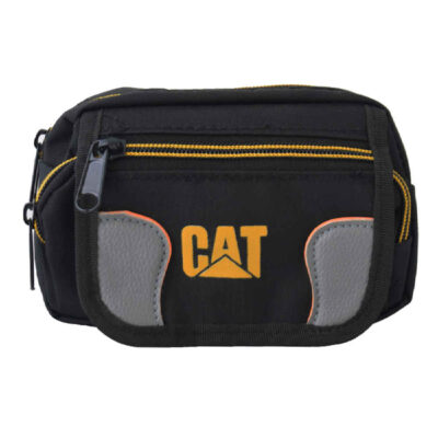 Caterpillar Canvas Fanny Pack with 3 Pockets & Adjustable Belt - Everyday Essential
