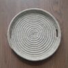 Persian Handwoven Palm Leaf Basket Round Shape