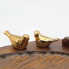 Minimalist Oval Wooden Serving Tray with Handle - Bird Design Asa