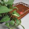 Minimalist Rectangular Wooden Serving Tray with Border - Model Asa