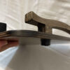 Minimalist Rectangular Wooden Serving Tray with Handle - Model Rima