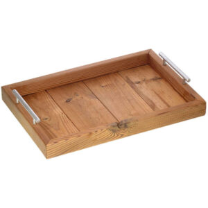 Minimalist Rectangular Wooden Serving Tray – Waterproof Finish Tray