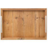 Minimalist Rectangular Wooden Serving Tray - Waterproof Finish Tray