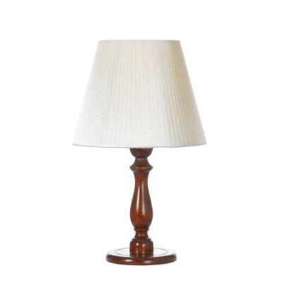 Minimalist Tapered Urn-Shaped Wooden Table Lamp – Accent Light