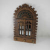 Handcrafted Persian Wooden Wall Key Holder with Traditional Style Window Design