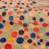 Artisanal Handwoven Persian Pictorial Gabbeh Rug - Abstract Floral Cream Wool