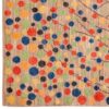 Artisanal Handwoven Persian Pictorial Gabbeh Rug - Abstract Floral Cream Wool