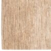 Authentic Handwoven Persian Minimalist Gabbeh Rug - Solid Cream Wool
