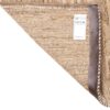 Authentic Handwoven Persian Minimalist Gabbeh Rug - Solid Cream Wool