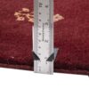 Authentic Handwoven Persian Minimalist Gabbeh Rug with Animal Motifs - Red Wool